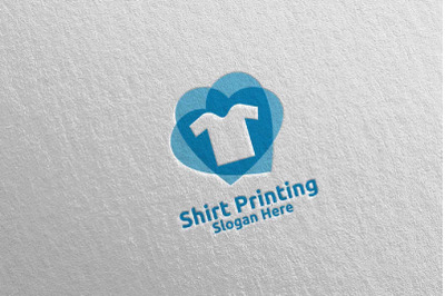 T shirt Printing Company Logo Design 67