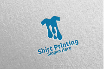 T shirt Printing Company Logo Design 69