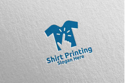 Click shirt Printing Company Logo Design 80