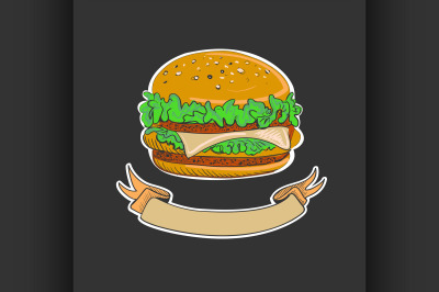 Retro Burgers emblem