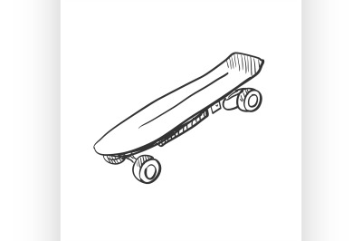 Doodle skateboard