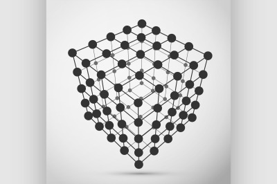 Wireframe polygonal element