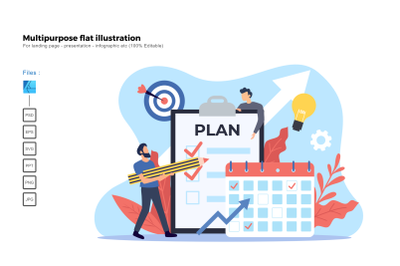 Flat illustration business plan