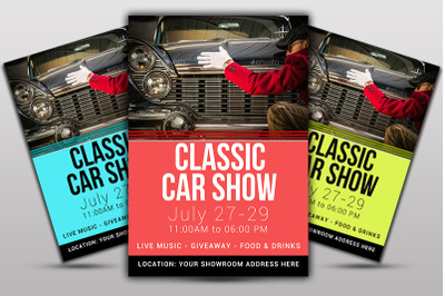 Classic Car&nbsp;Show&nbsp;Flyer