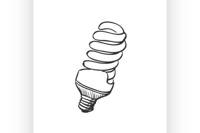 doodle Energy saving light bulb