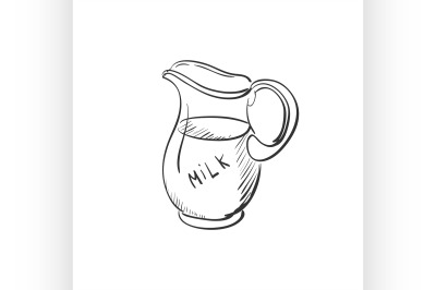 doodle jug of milk