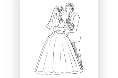 doodle newlyweds