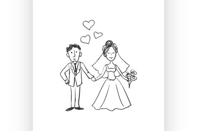 doodle newlyweds