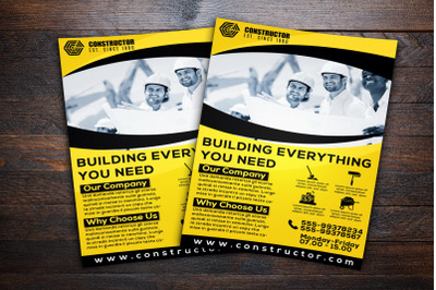 Construction Company Flyer