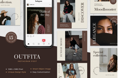 Outfita - Fashion Instagram Post Template