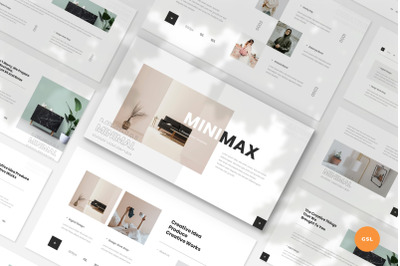 Minimax - Minimal &amp; Creative Google Slides Template