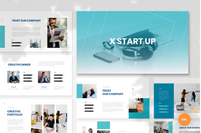 XStartUp - Startup Google Slides Template