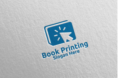 Click Book Printing Company Logo Design 92