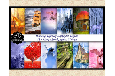 Fantasy Scenery Landscapes Papers