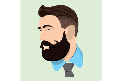 Man Icon vector graphic hipster