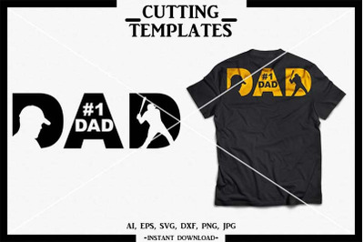 Fathers Day, Baseball SVG, Silhouette, Cricut, Cameo, DXF, SVG, PNG
