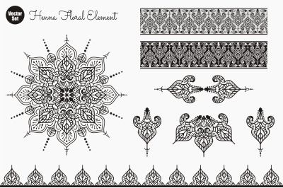 Flower Mandala. Vintage decorative elements. Oriental pattern, vector