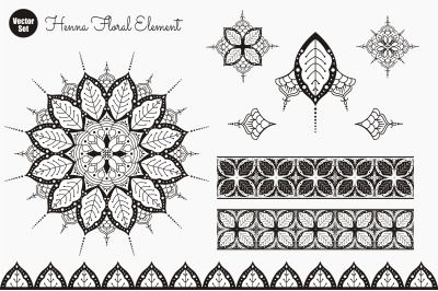 Flower Mandala. Vintage decorative elements. Oriental pattern, vector