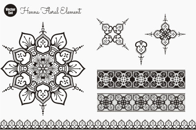 Flower Mandala. Vintage decorative elements. Oriental pattern, vector