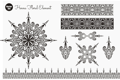 Flower Mandala. Vintage decorative elements. Oriental pattern, vector