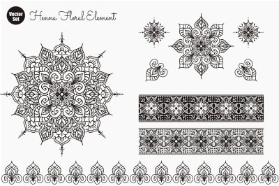 Flower Mandala. Vintage decorative elements. Oriental pattern, vector