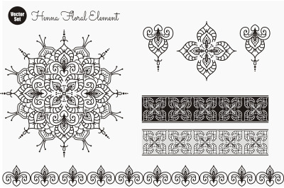 Flower Mandala. Vintage decorative elements. Oriental pattern, vector