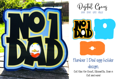 Number one Dad, fathers day design