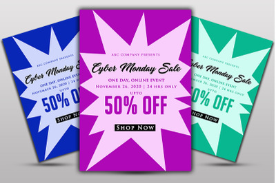 Cyber Monday Sale Flyer