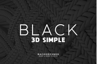 Simple 3D Black Bakgrounds 1