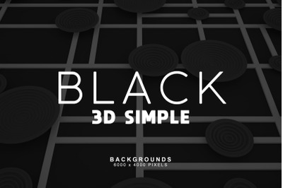 Simple 3D Black Bakgrounds 3