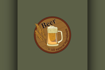 Colored Beer emblem