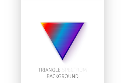 triangle spectrum background