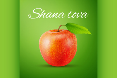 Apple with Shana Tova