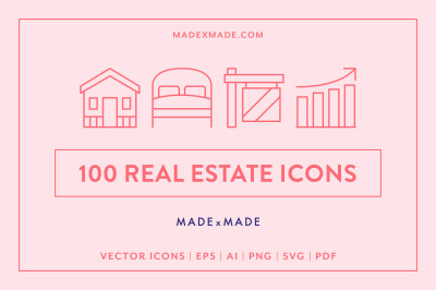 Line Icons - Real Estate
