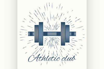 Logo for sport athletic club