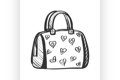 doodle purse