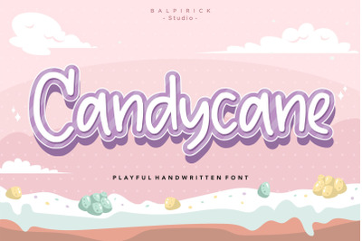 Candycane Playful Handwritten Font