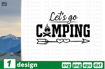 1&nbsp;LETS GO CAMPING svg bundle, quotes cricut svg