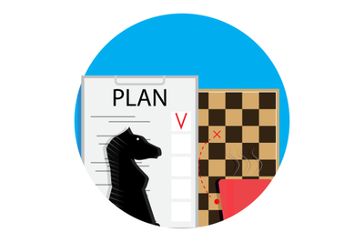 Plan vector icon