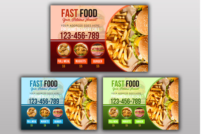 Fast Food&nbsp;Flyer Template