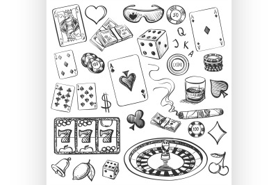 Hand drawn Casino Collection