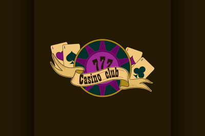 Casino and gambling emblem