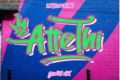 AtteThi Graffiti Font