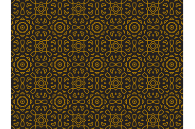 Pattern Gold Squares and Circles