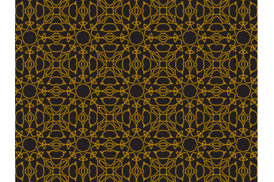 Pattern Gold Circle Line