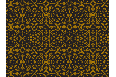 Pattern Gold Regular Cross Line