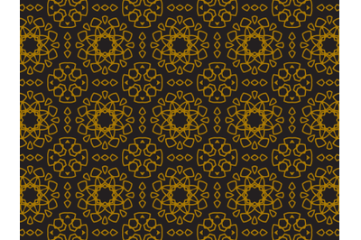 Pattern Gold Ornamental