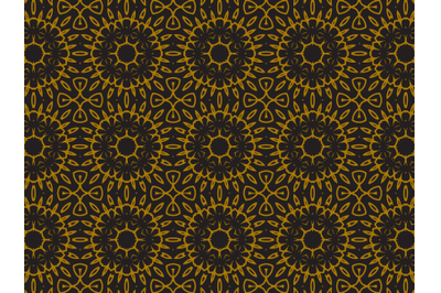 Pattern Gold Decorate the Sunshine