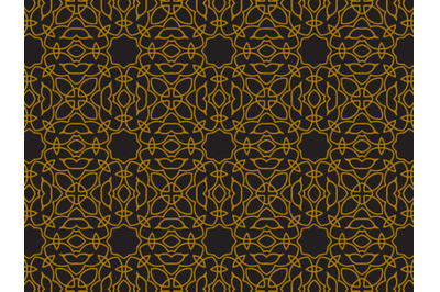 Pattern Gold Abstract Lines