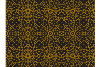 Pattern Gold Irregular Abstract Lines